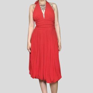 Vintage Y2K Cache Halter Dress ♥️